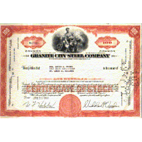 GRANITY CITY STEEL COMPANY [1960-1967]