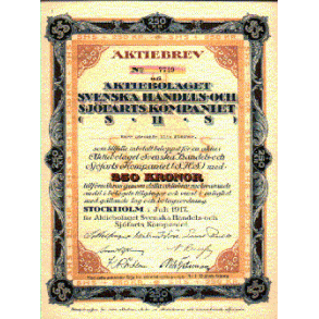 SVENSKA HANDELS-OCH SJÖFARTS KOMPANIET, AB [1917]