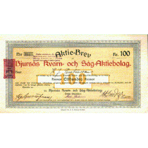 BJURSÅS KVARN- OCH SÅG-AKTIEBOLAG [1924]