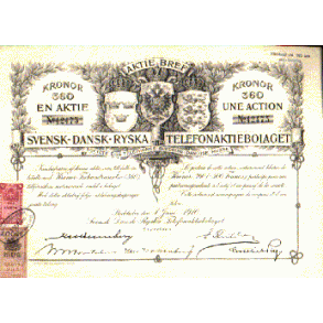SVENSK-DANSK-RYSKA TELEFONAKTIEBOLAGET [1910]