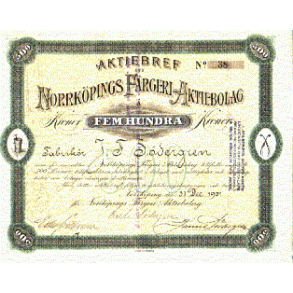 NORRKÖPINGS FÄRGERI AB [1901]
