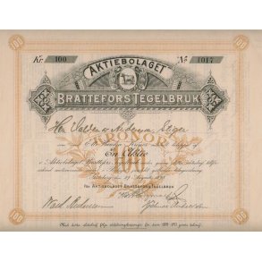 BRATTEFORS TEGELBRUK AB [1898]