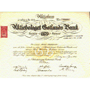 GOTLANDS BANK, AB [1945]
