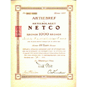 NETCO, AKTIEBOLAGET [1918]
