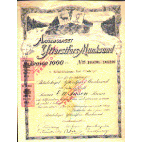 YTTERSTFORS-MUNKSUND, AKTIEBOLAGET [1918]