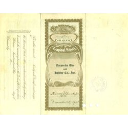 CARPENTER TIRE AND RUBBER CO. INC. [1929]