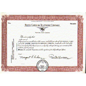 NORTH CAROLINA TELEPHONE COMPANY [1950]