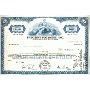 PRECISION POLYMERS INC. [1973]
