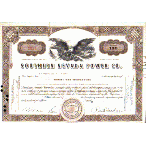 SOUTHERN NEVADA POWER CO. [1954-1963]