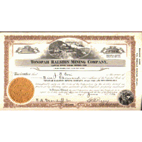 TONOPAH RALSTON MINING COMPANY [1916]