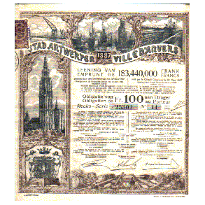 ANTWERPEN, STAD [1887]