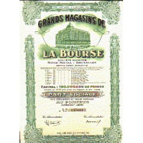GRANDS MAGASINS DE LA BOURSE, BRUXELLES [1944]