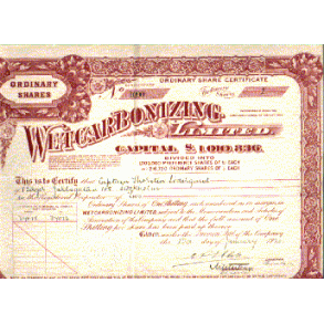WETCARBONIZING LIMITED [1920]