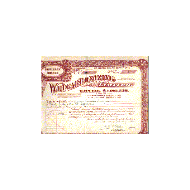 WETCARBONIZING LIMITED [1920]