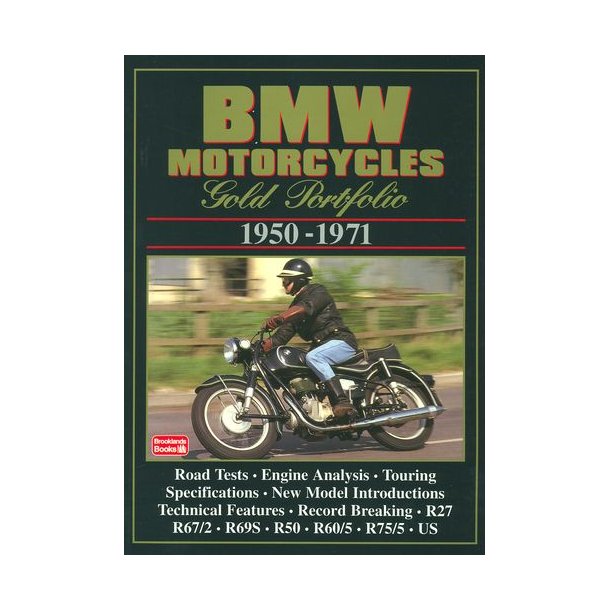 BMW Motorcycles Gold Portfolio 1950-1971
