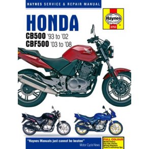 HONDA CB500 1993-2002 & HONDA CBF500 2003-2008 