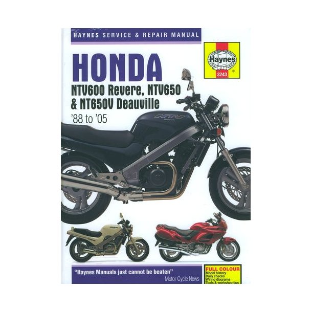 HONDA NTV600 Revere, NTV650 & NTV650V Deauville