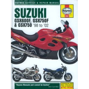 SUZUKI GSX600F, GSX750F & GSX750 1998-2002