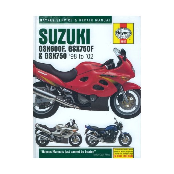 SUZUKI GSX600F, GSX750F & GSX750 1998-2002