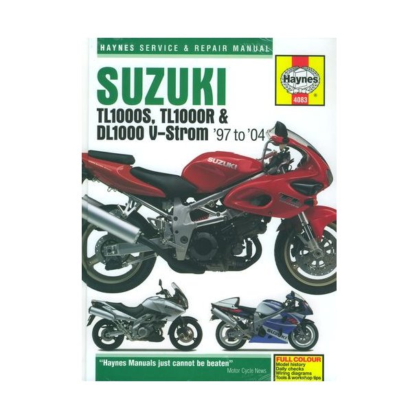 SUZUKI TL1000S, TL1000R &amp; DL1000 V-Strom 1997-2004