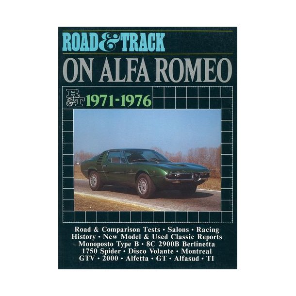 ROAD &amp; TRACK ON ALFA ROMEO 1971-1976