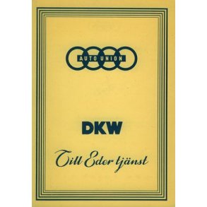 DKW 3 = 6.  4-dr Limousine, Coupe & Universal