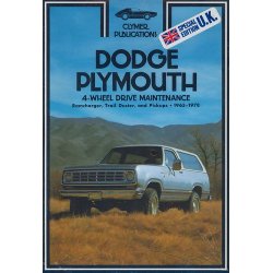 DODGE &amp; PLYMOUTH 4-WHEEL DRIVE MAINTENANCE 1965-78