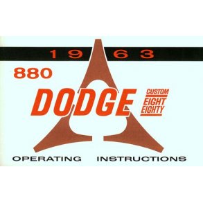 1963 DODGE Custom 880