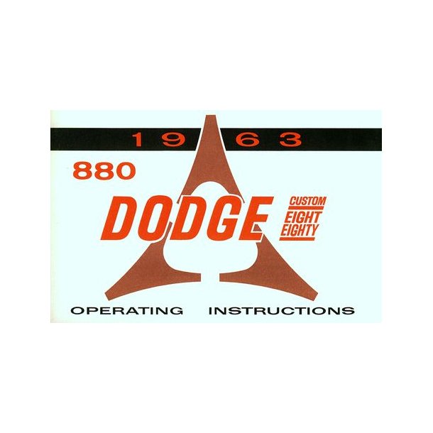 1963 DODGE Custom 880