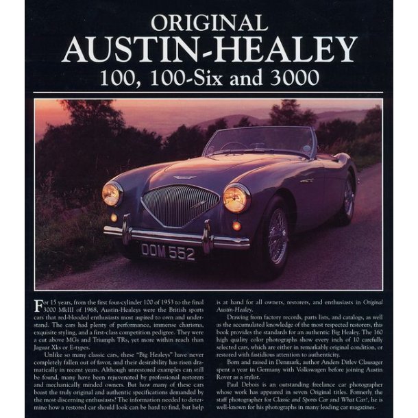 ORIGINAL AUSTIN-HEALEY 100, 100-Six and 3000