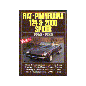FIAT-PININFARINA 124 & 2000 Spider 1968-1985