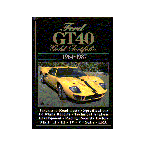 FORD GT40 1964-1987 Gold Portfolio