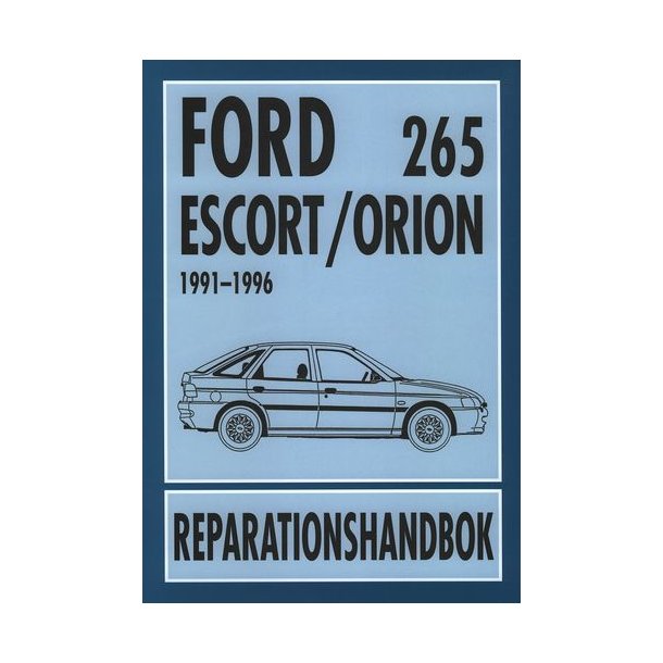 FORD ESCORT &amp; ORION 1991-1996  SVENSK