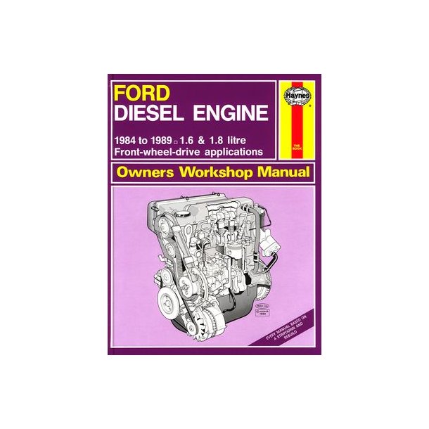 FORD DIESEL ENGINE 1.6 &amp; 1.8 litre 1984-1989