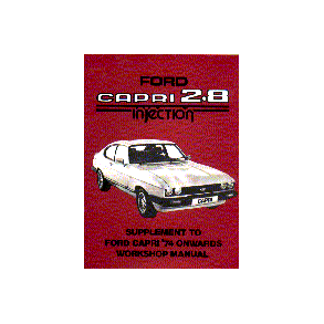 FORD CAPRI 2.8 Injection Supplement