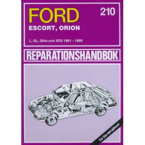 FORD ESCORT & ORION 1981-1989  SVENSK