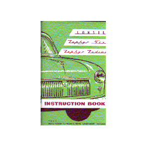 FORD 1951-1956 CONSUL, ZEPHYR SIX, ZEPHYR & ZODIAC