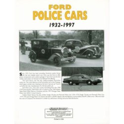 FORD POLICE CARS 1932-1997