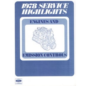 FORD 1978 Engines and Emission Controls