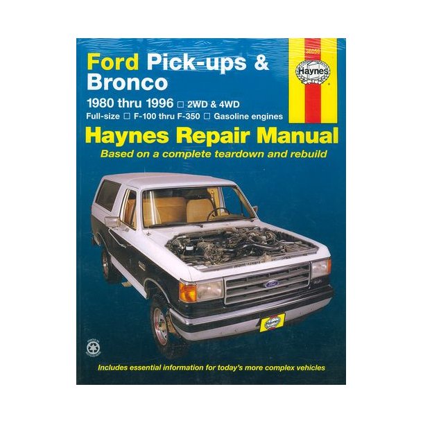 FORD PICK-UPS &amp; BRONCO 1980-1996