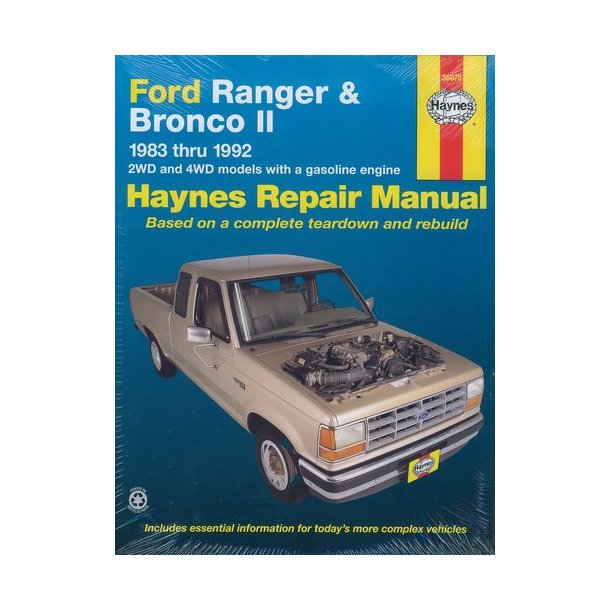 FORD RANGER &amp; BRONCO II 1983-1992