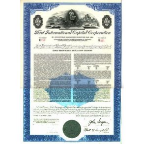 FORD INTERNATIONAL CAPITAL CORPORATION 1968