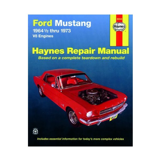 FORD MUSTANG V8 1964 1/2 - 1973