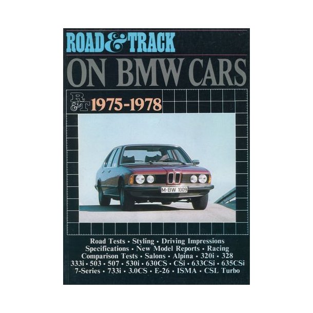Road & Track On BMW CARS 1975-1978