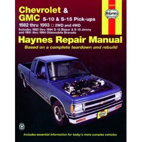 GMC S-15 PICKUP 1982-1993 & S-15 JIMMY 1983-1994