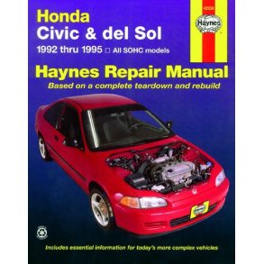 HONDA CIVIC & del SOL 1992-1995 SOHC
