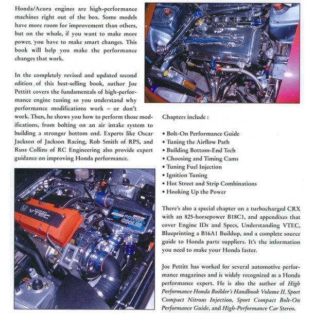 High Performance HONDA Builder's Handbook Volume 1