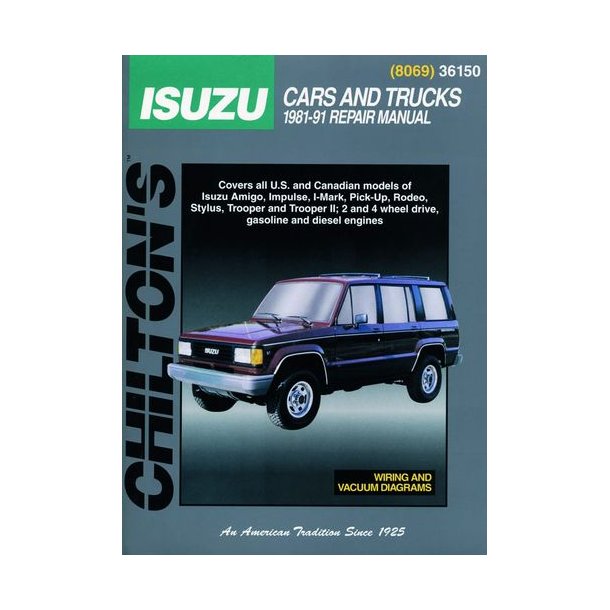 ISUZU CARS & TRUCKS 1981-1991