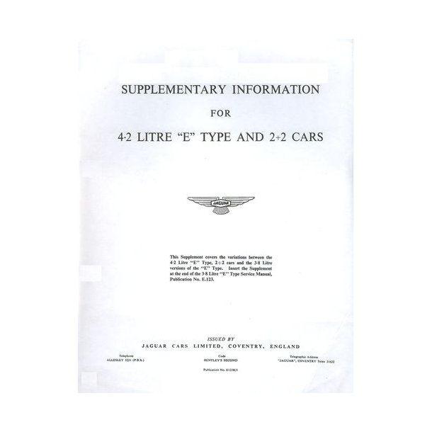 E-type 4.2 & 2+2 Series 1 