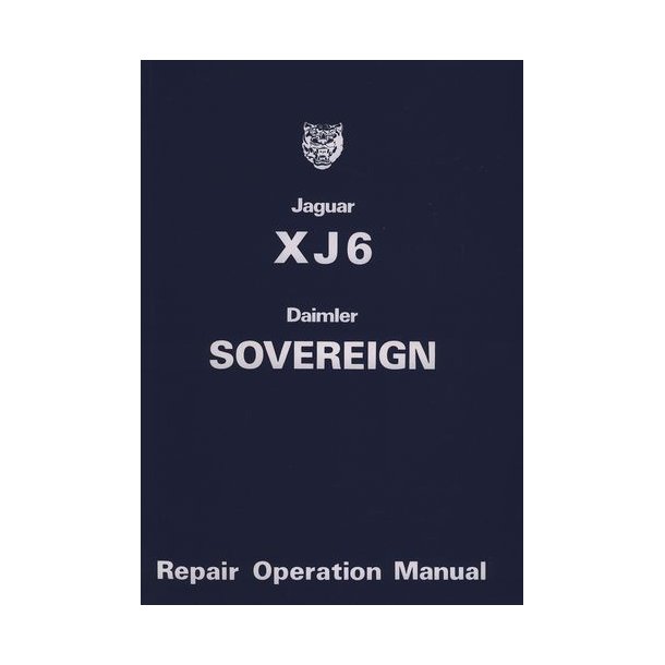 XJ6 Series 2 1974-1979 Repair Operation Manual